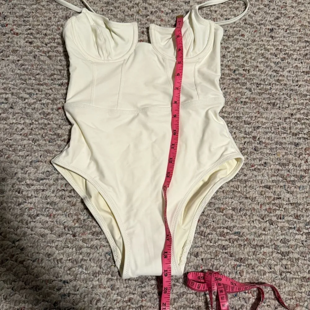 NWT Solid & Striped The Veronica Cream One Piece Swimsuit- Size XS - Image 10