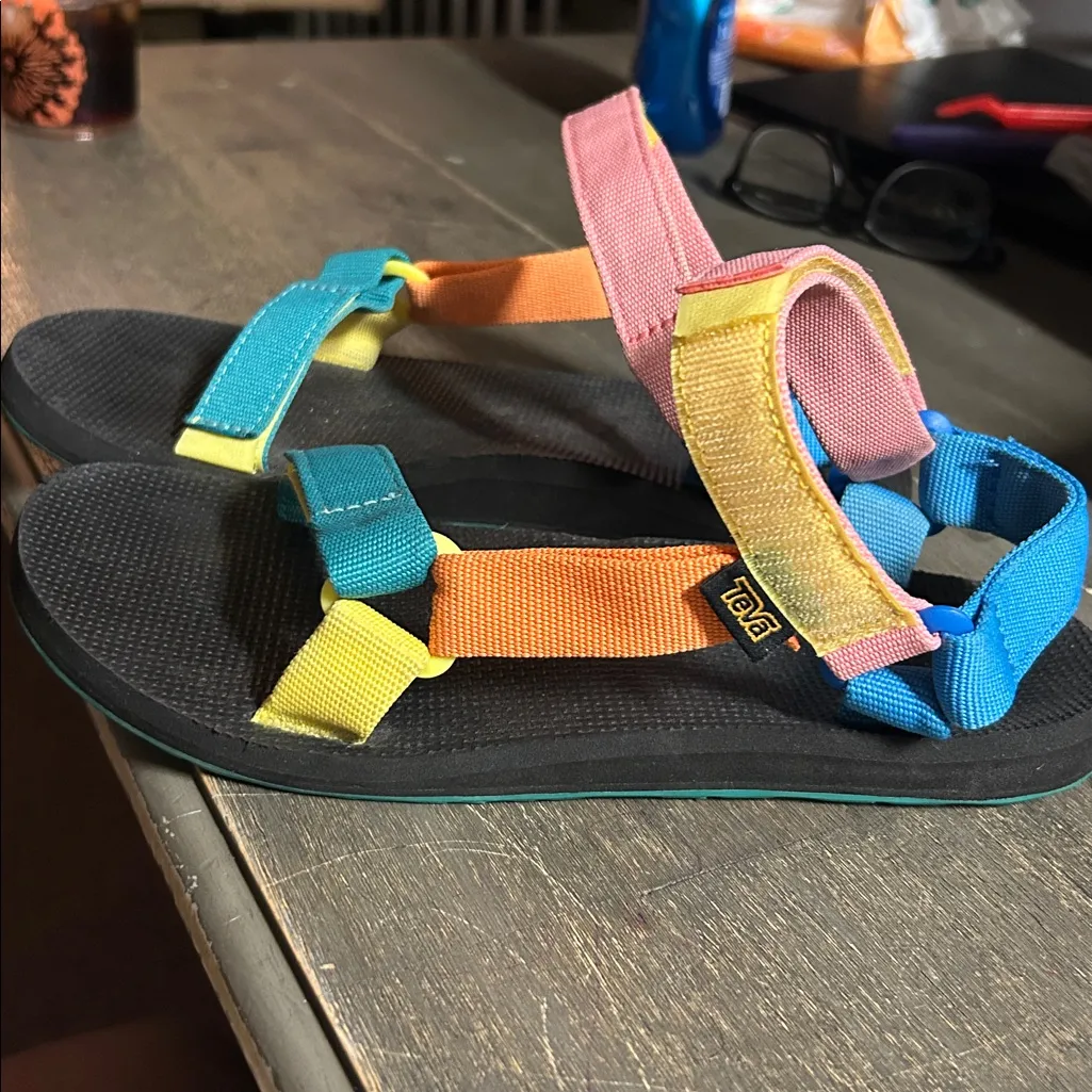 Teva Women's Original Universal Sandals - Womens 8 90s Multi color scheme - Image 2
