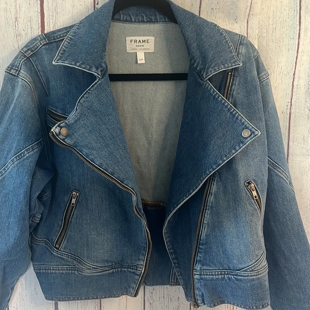 NWOT Frame Denim multi zip jacket - Image 10