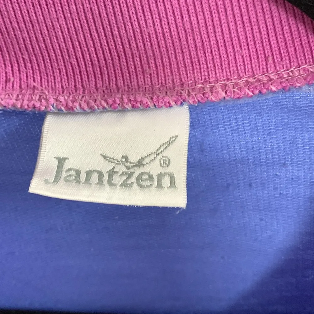 Vintage Jantzen Fish Motif Short Sleeve Sweatshirt Size XL - Image 3