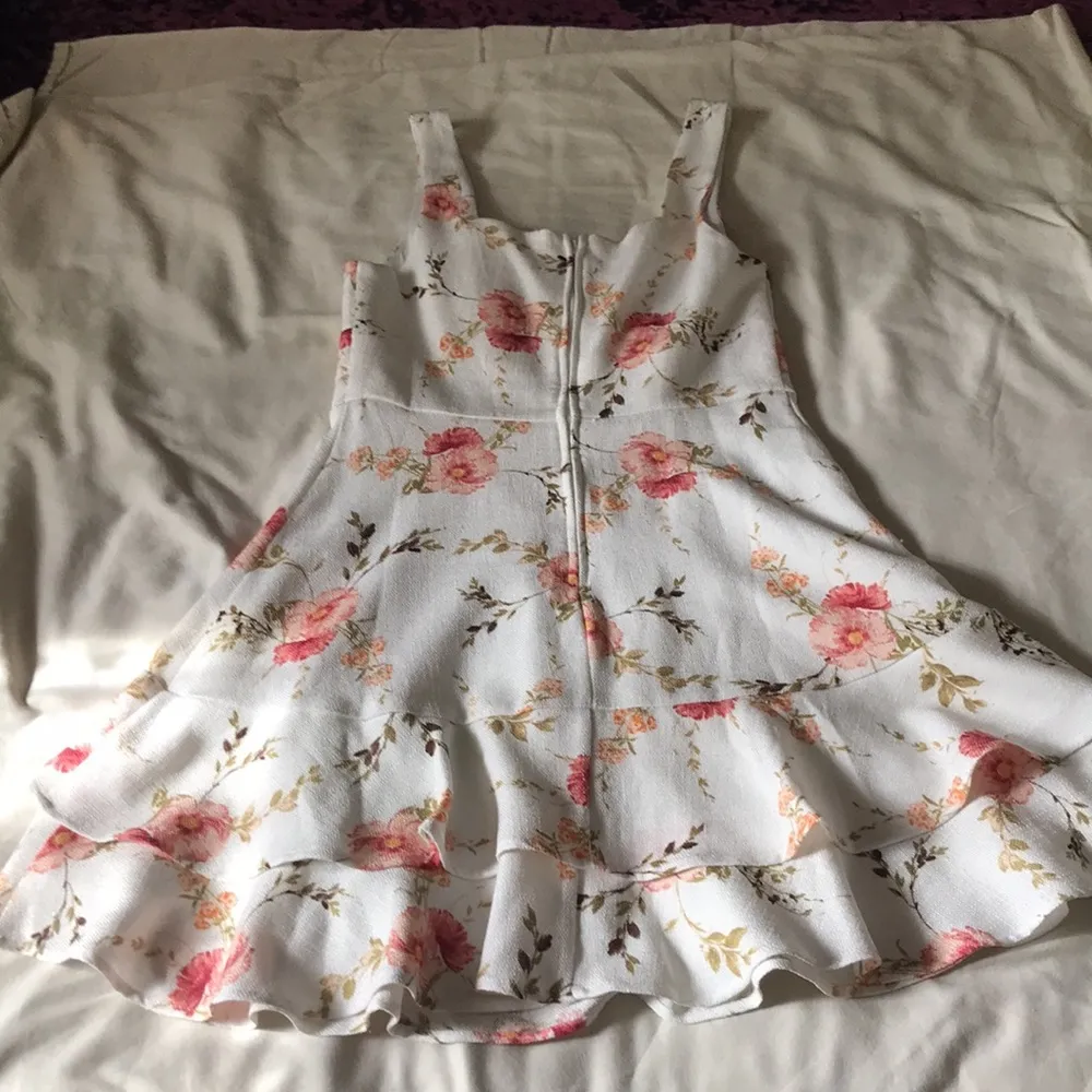 Floral ruffled tank mini dress - Image 8