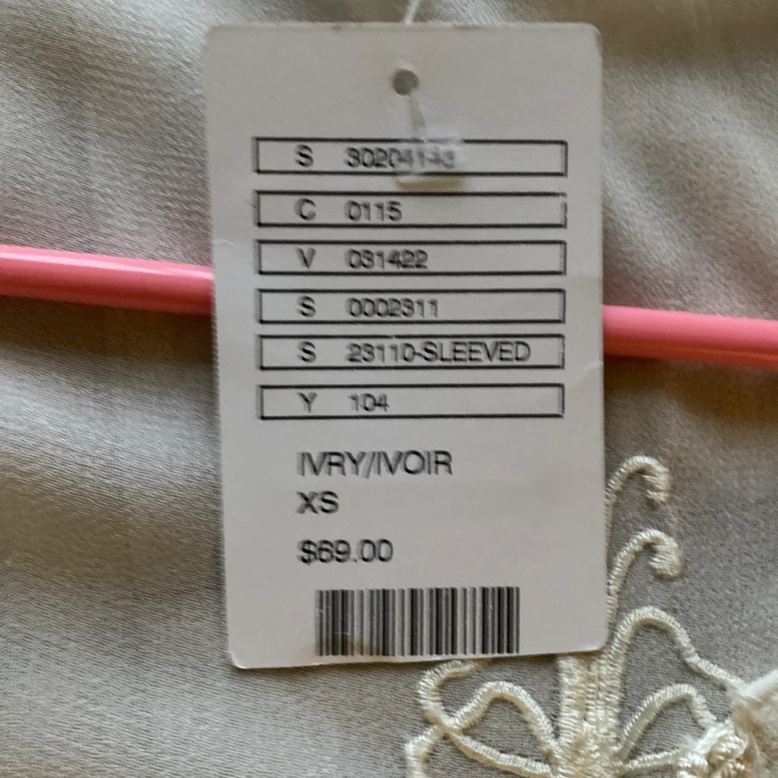 Urban Outfitters Embroidered Ivory Fringe Sheet Kimono Cardigan NEW - Image 7