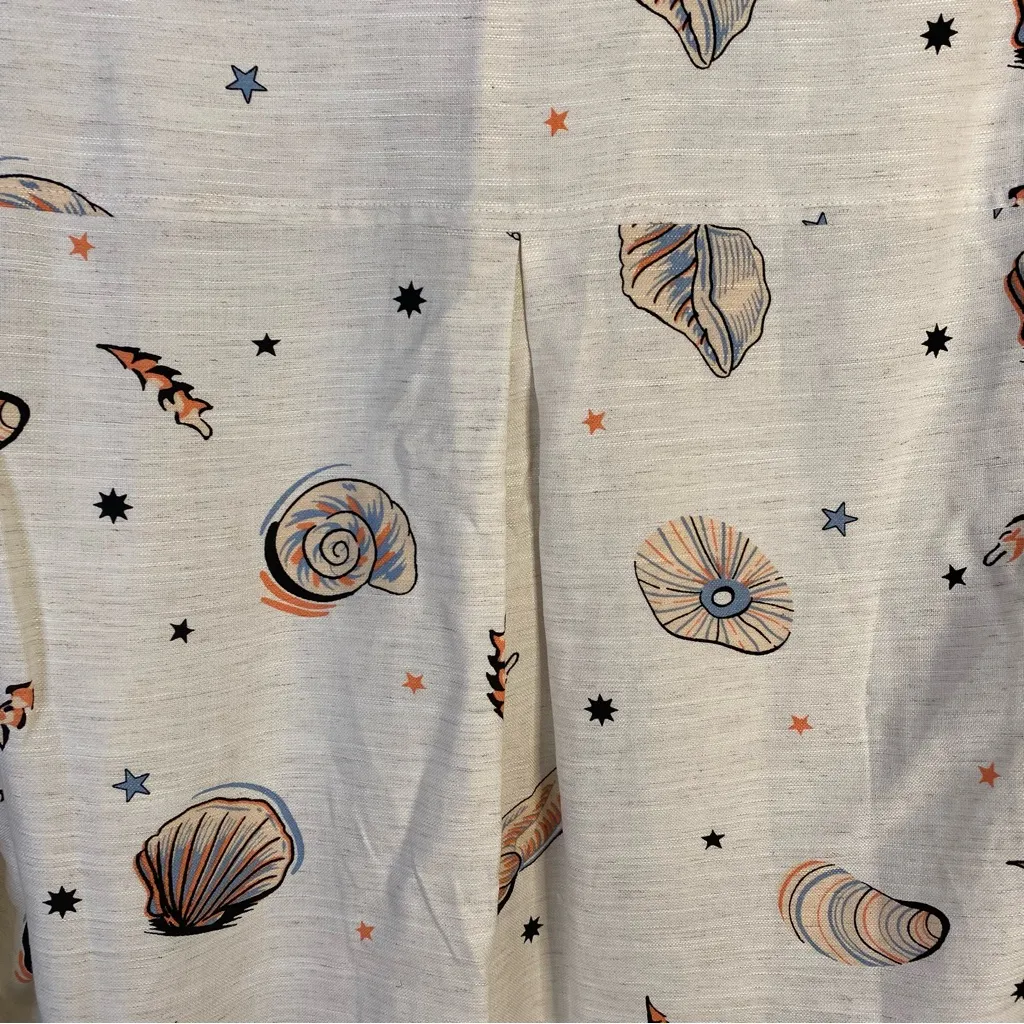 Seashell Print Button-Up Shirt - Image 4