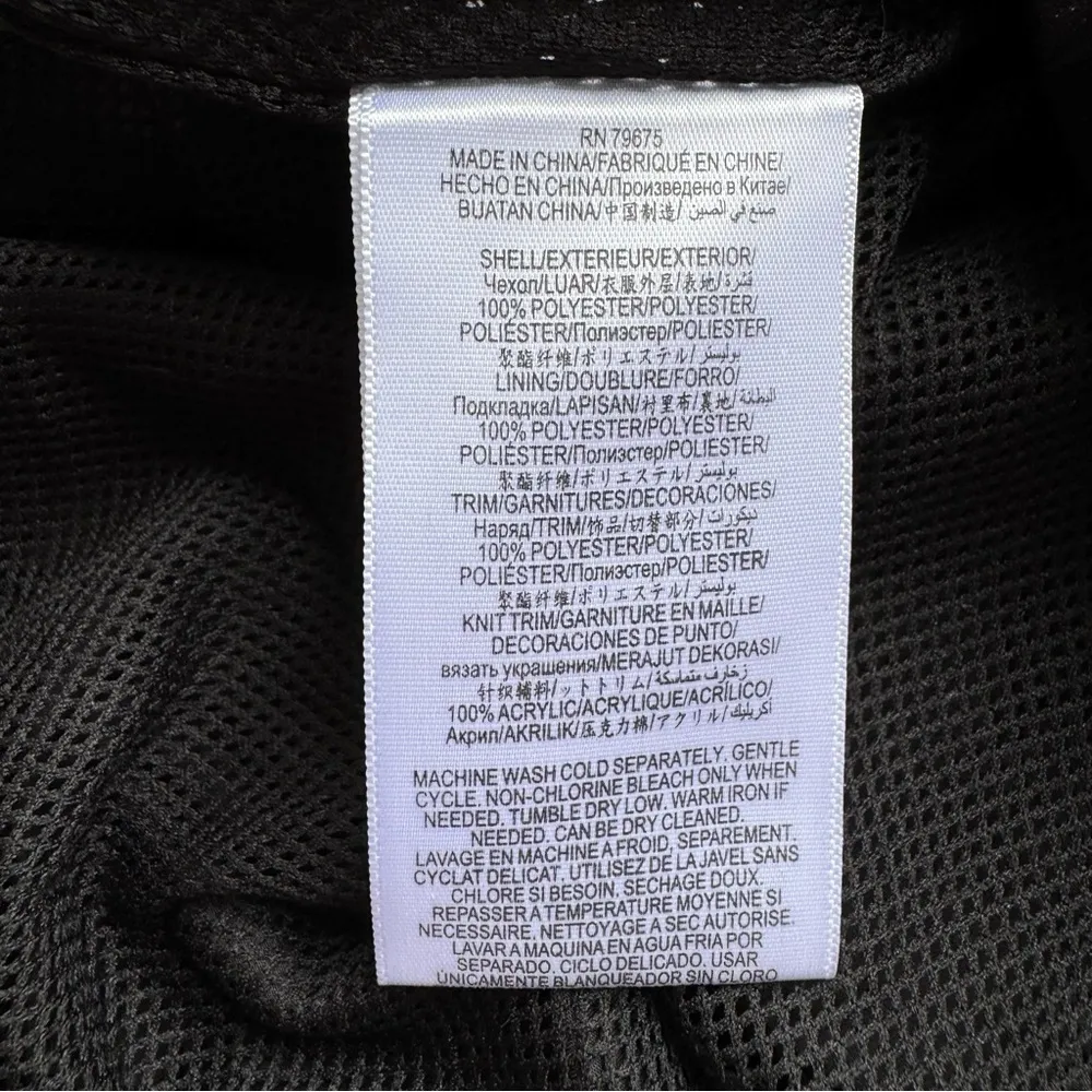 BCBGeneration Black Nylon Zipper Detail Moto Jacket Biker Streetwear Motorcycle - Image 14