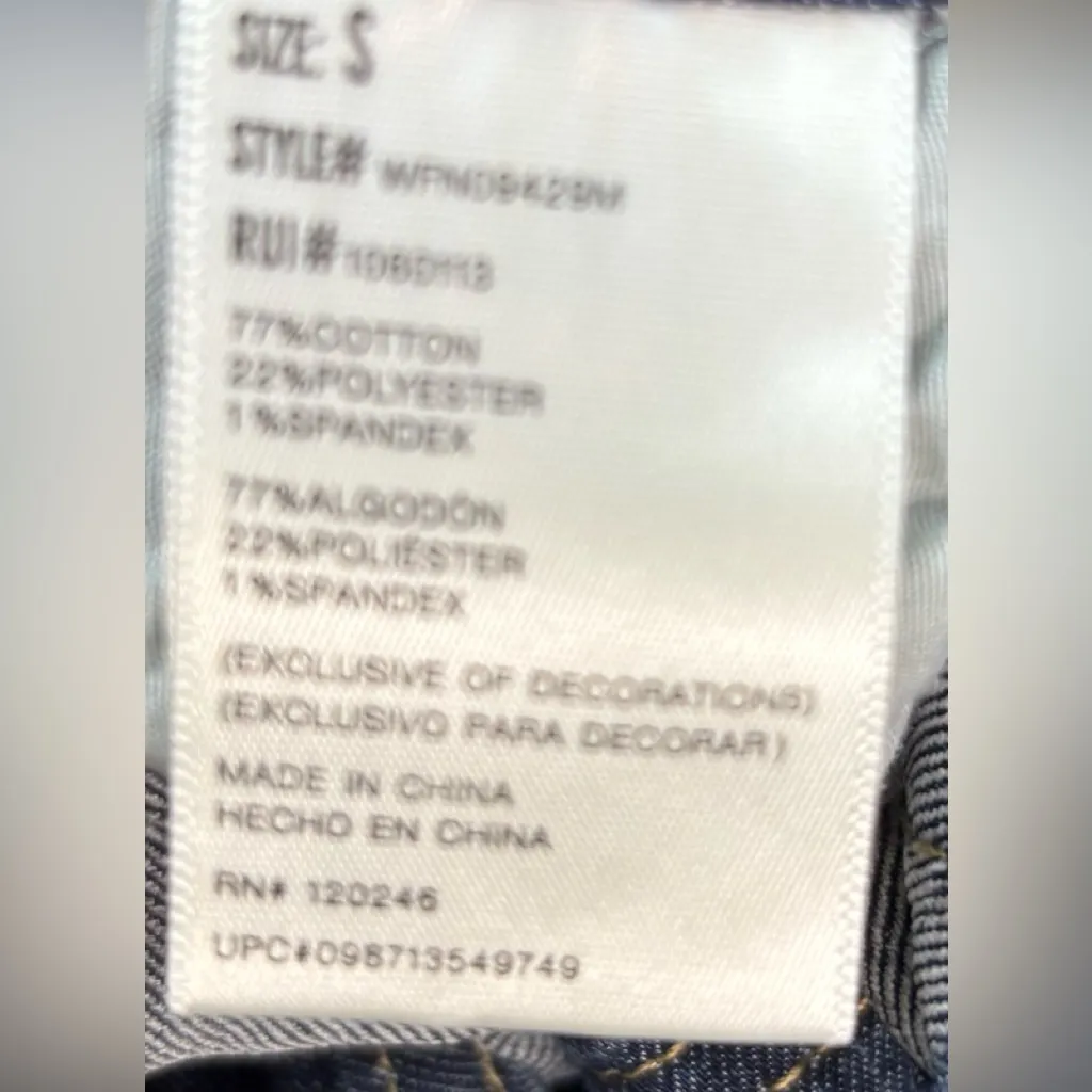 Wallflower S Stone Washed Blue Denim Overalls - Image 7