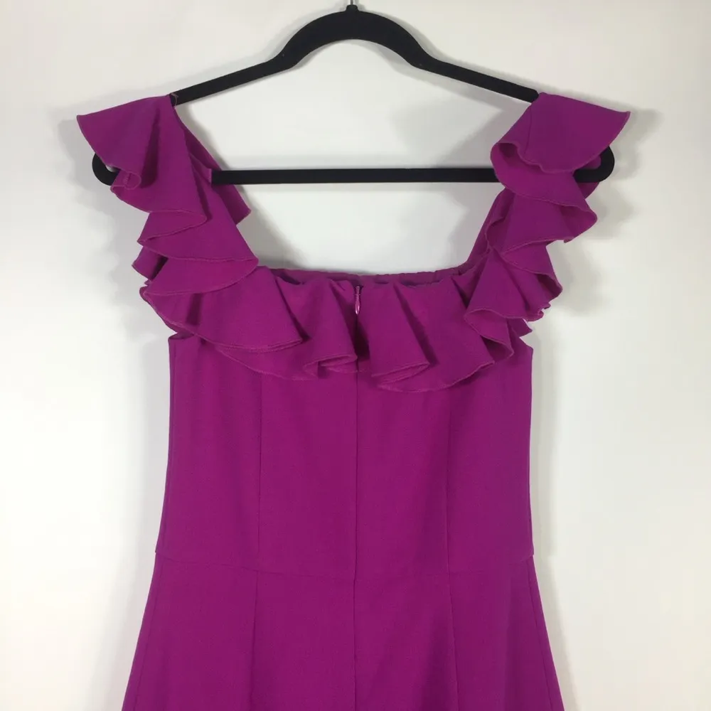 French Connection Whisper Light Off the Shoulder Ruffle Minidress Size 4 - Image 11