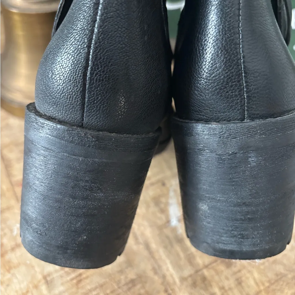 Sam Edelman Troy Leather Moto Boots 7.5 EUC Biker Dark Academia Whimsygoth - Image 6