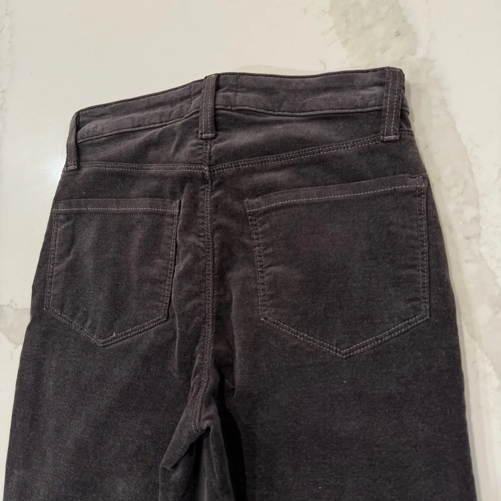 L’AGENCE NWT Monique Velvet Ultra HighRise Skinny Jeans/Pants Womens 23 DarkGray - Image 9
