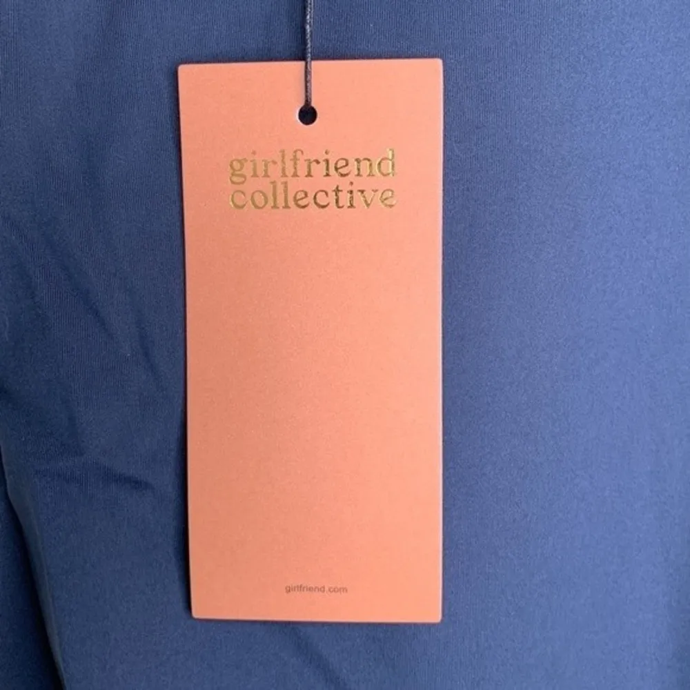 NWT 6XL Girlfriend Collective Midnight Blue Scoop Back Unitard 28.5" Inseam - Image 12