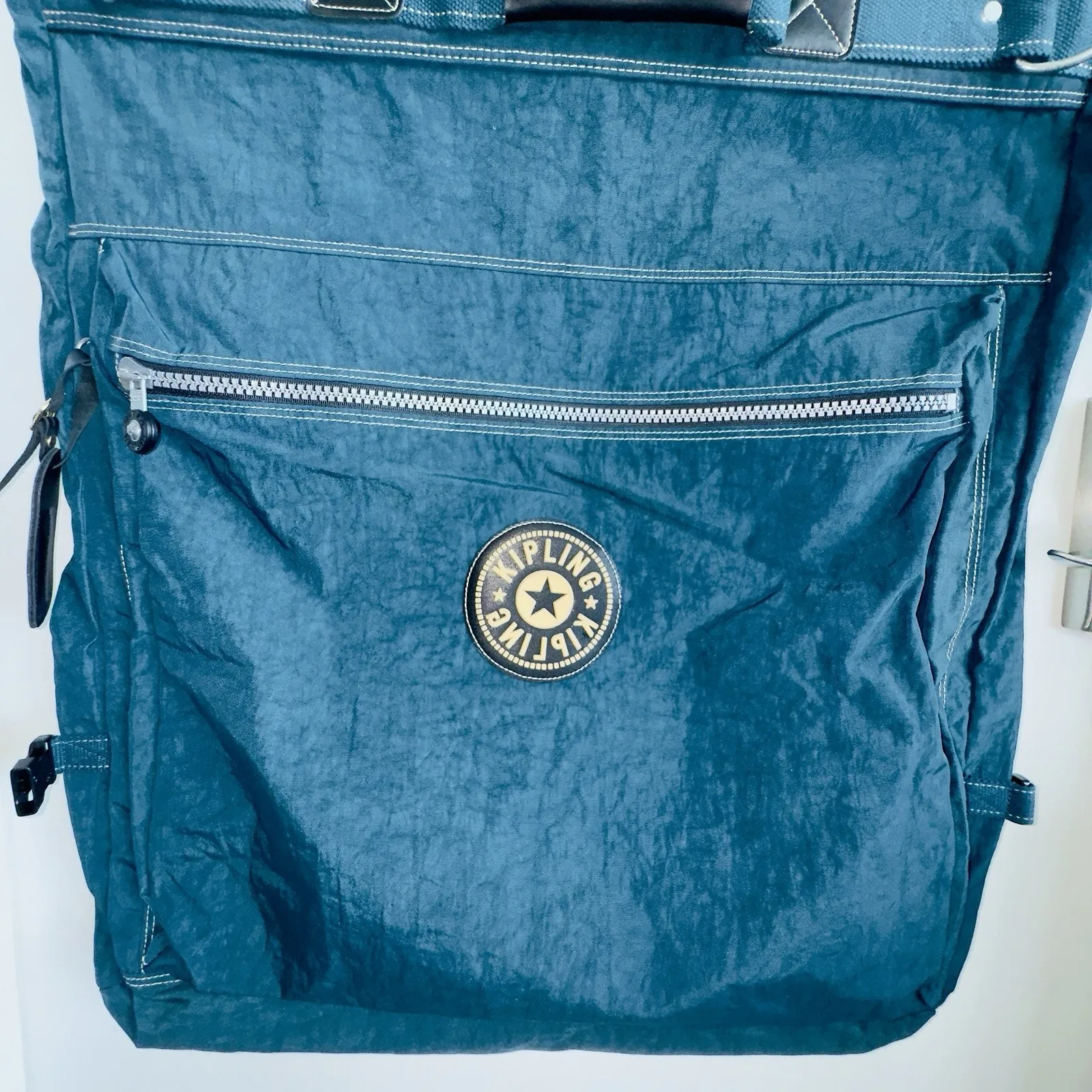 Huge Kipling Folding Garment Suit Bag Travel Closet Luggage Folding Suitcase - Image 13