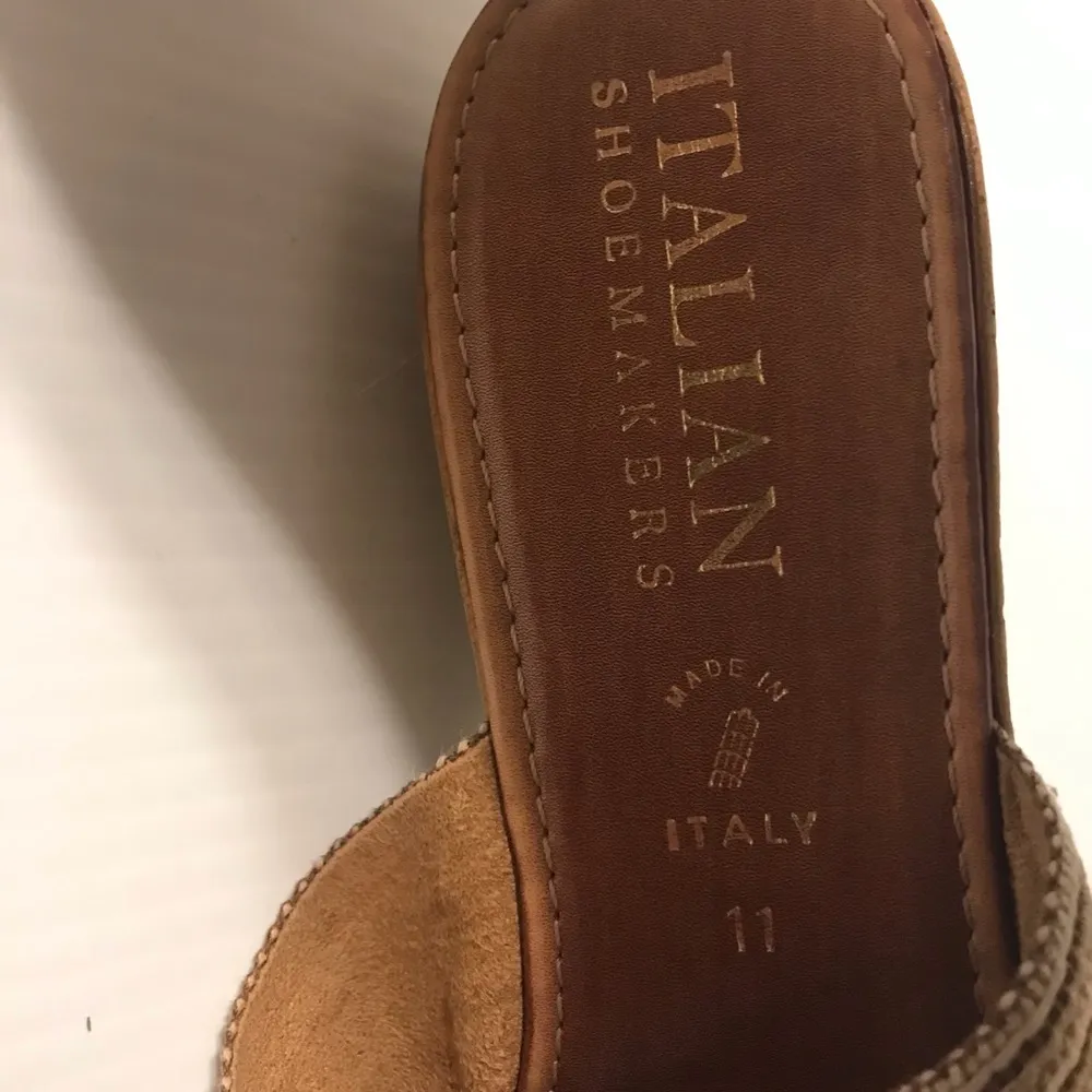 Italian shoemakers sandals made in Italy women size 11 - Image 8