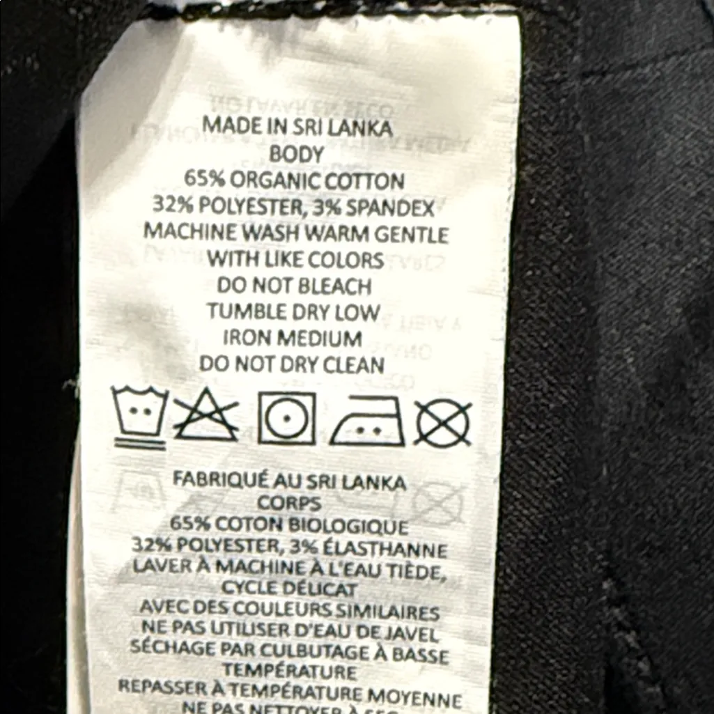 Prana women’s size 10/30 regular inseam black skinny jeans - Image 9