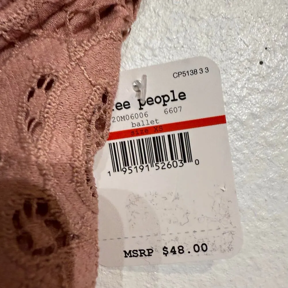 Free People Intimately Ballet Adella Corset Bralette Sz XS NWT - Image 8