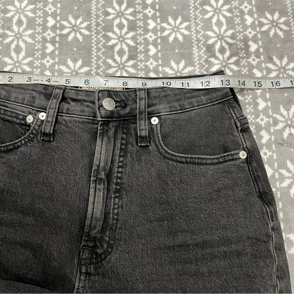New Madewell The Curvy Perfect Vintage Jean In Lunar Wash NA883 Size 25‎ - Image 10