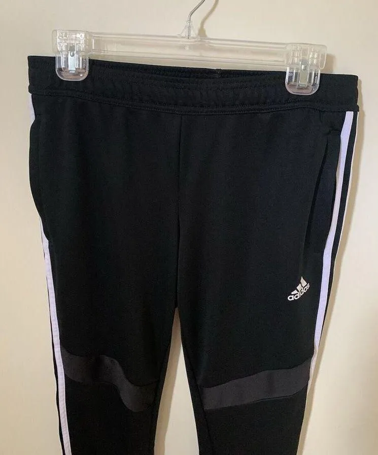 Adidas Aeroready Womens Size M Sweatpants Jogger Basketball Running Black - Image 2