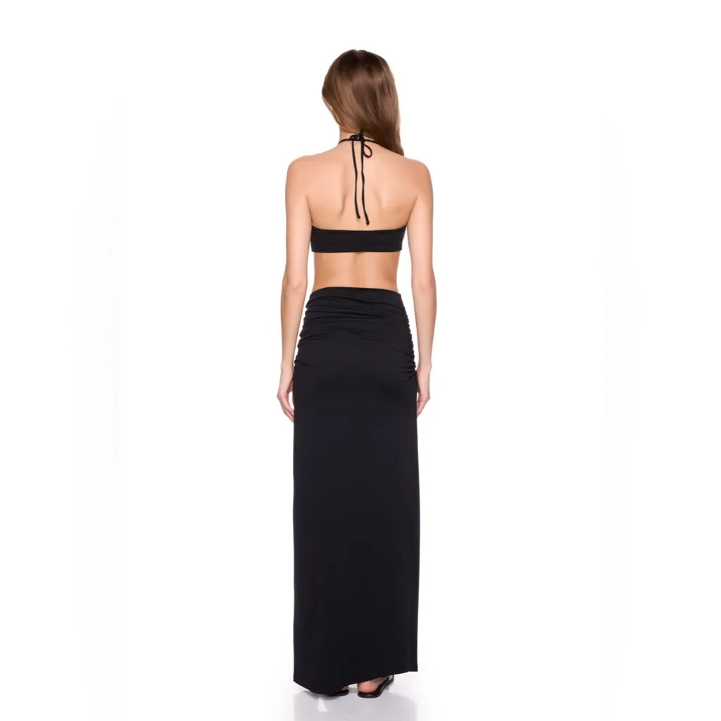 NWOT Susana Monaco Side Gathered Skirt $178.00 MSRP Current Online - Image 4