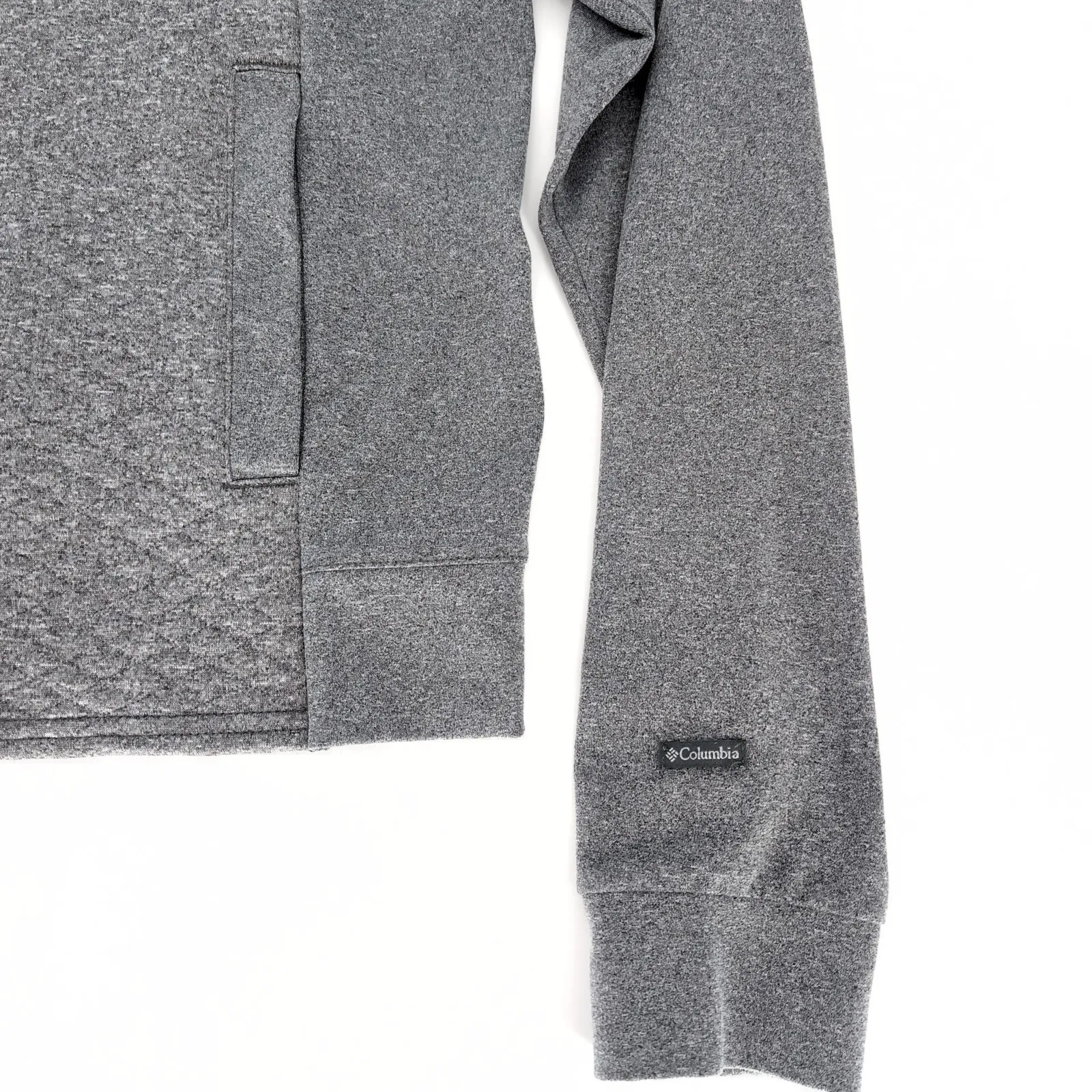 Columbia Women Polyester Gray Grey Full Zip Jacket with Pockets - Size S - EUC - Image 5