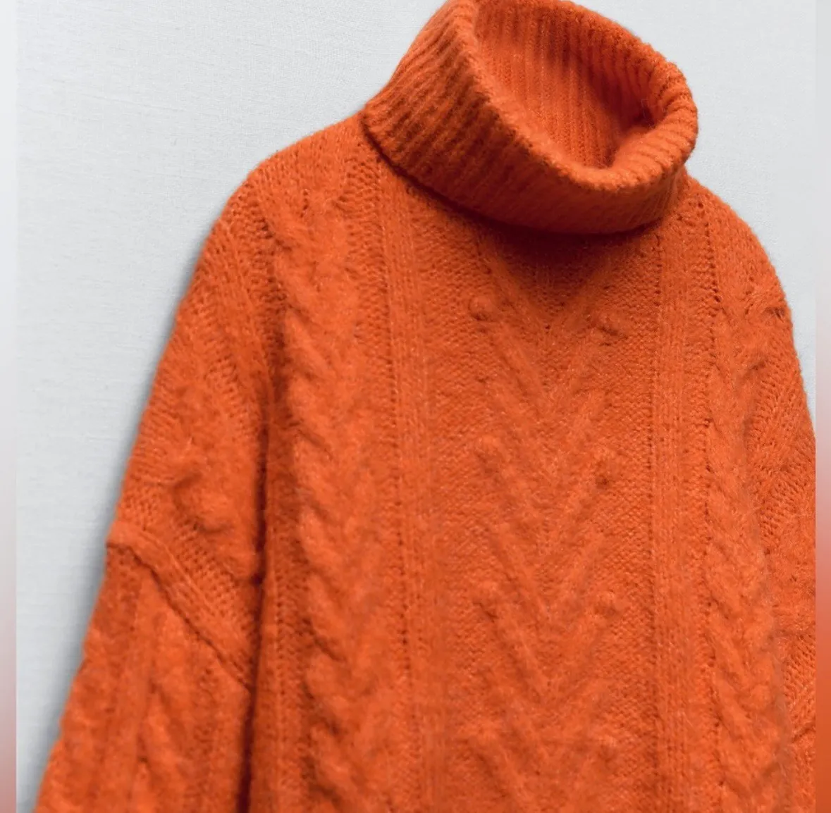 knitted turtleneck sweter top cardigan - Image 3