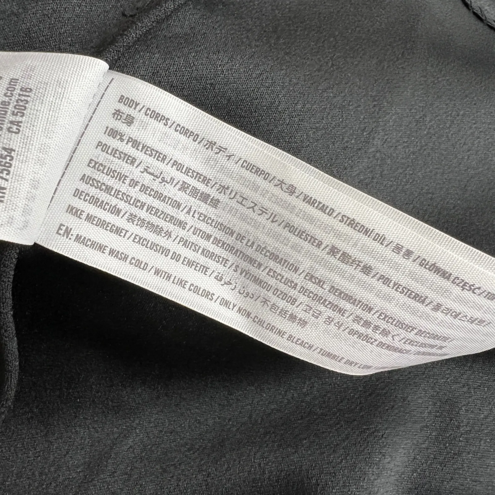 Abercrombie & Fitch Black Sleeveless Mini Dress Blazer Wrap Style Size S New - Image 5