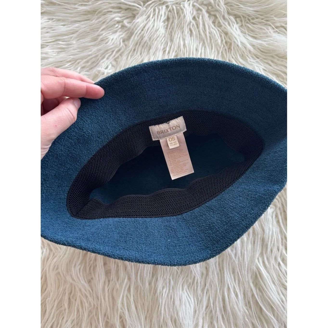 New Brixton Suffolk Packable Bucket Hat Orion Blue - Image 6