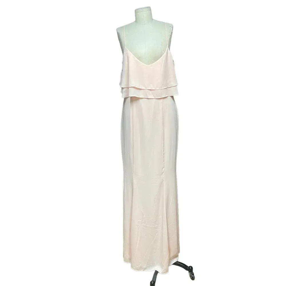Likely‎ Monte Popover Gown in Seashell Pink Size US 12 - Image 3