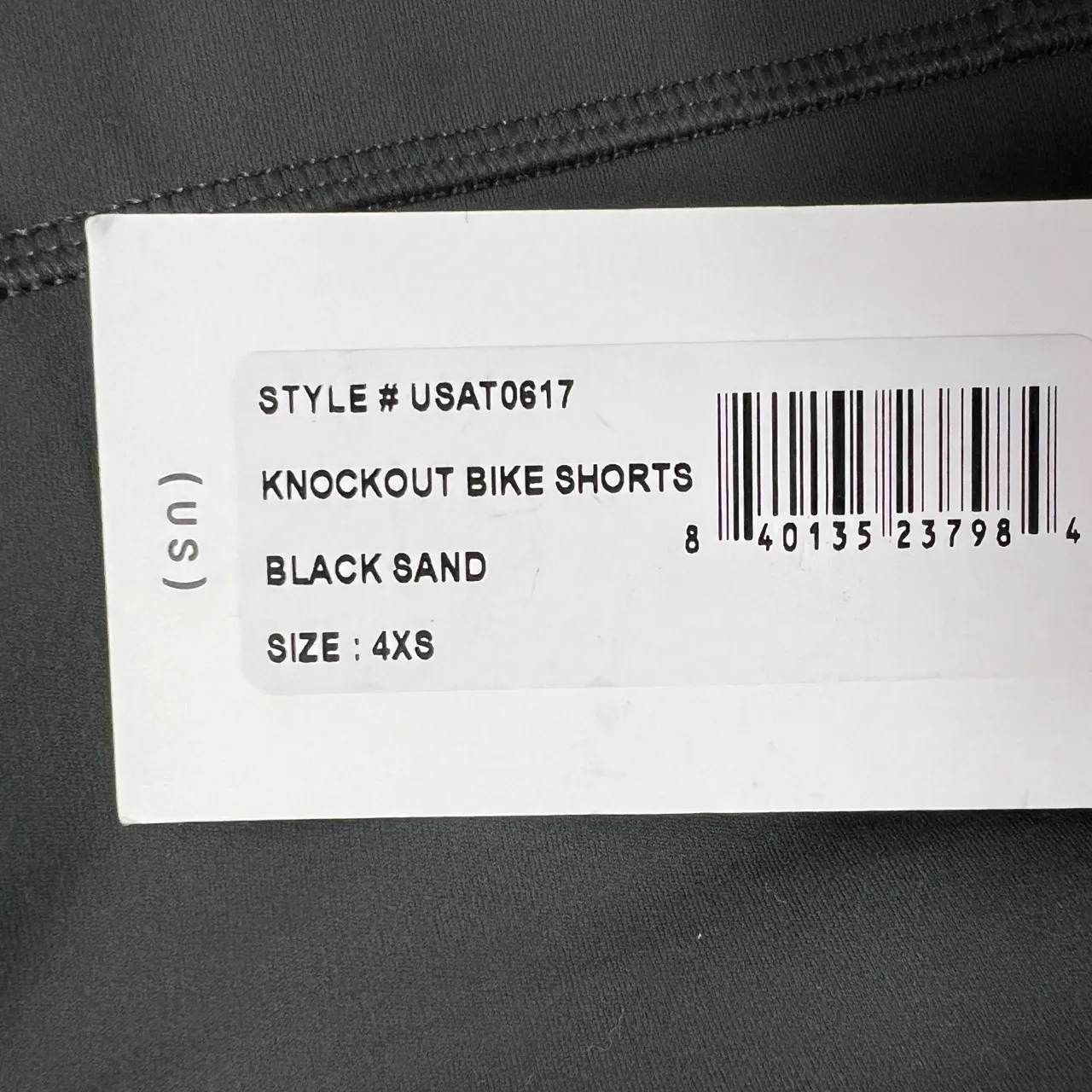 Universal Standard GAME Knockout Bike Shorts Black Sand High Rise 4XS 00-0 New - Image 4