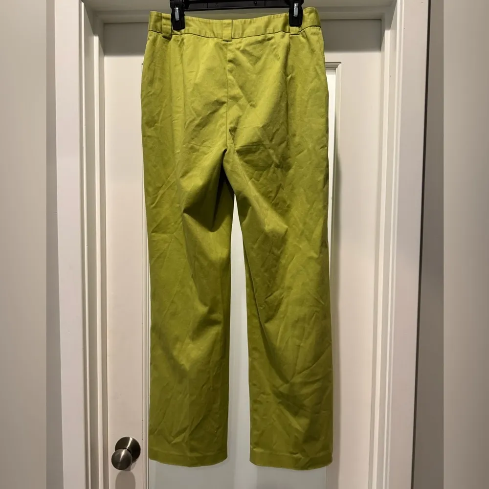 KASPER Lime Green Women’s Trousers Size 10 Classic Stylish On Trend Straight Leg - Image 4