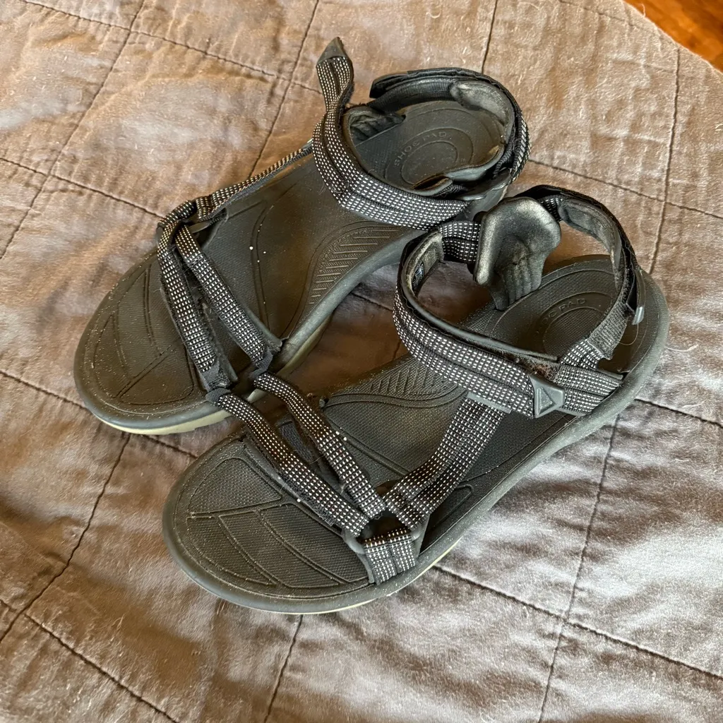 Teva  Black Adjustable Sandals - Image 5