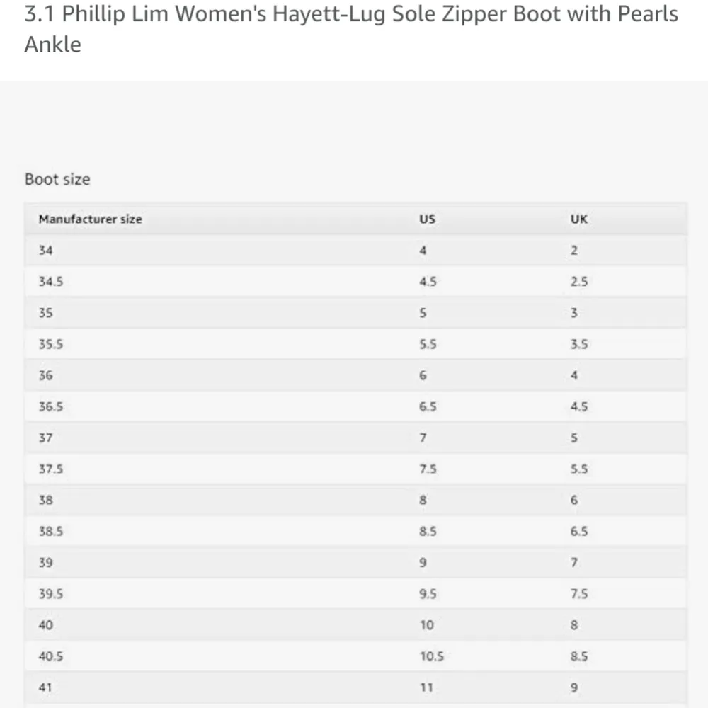 3.1 Phillip Lim black hayett lug sole zipper boot with pearls size 39 - Image 12