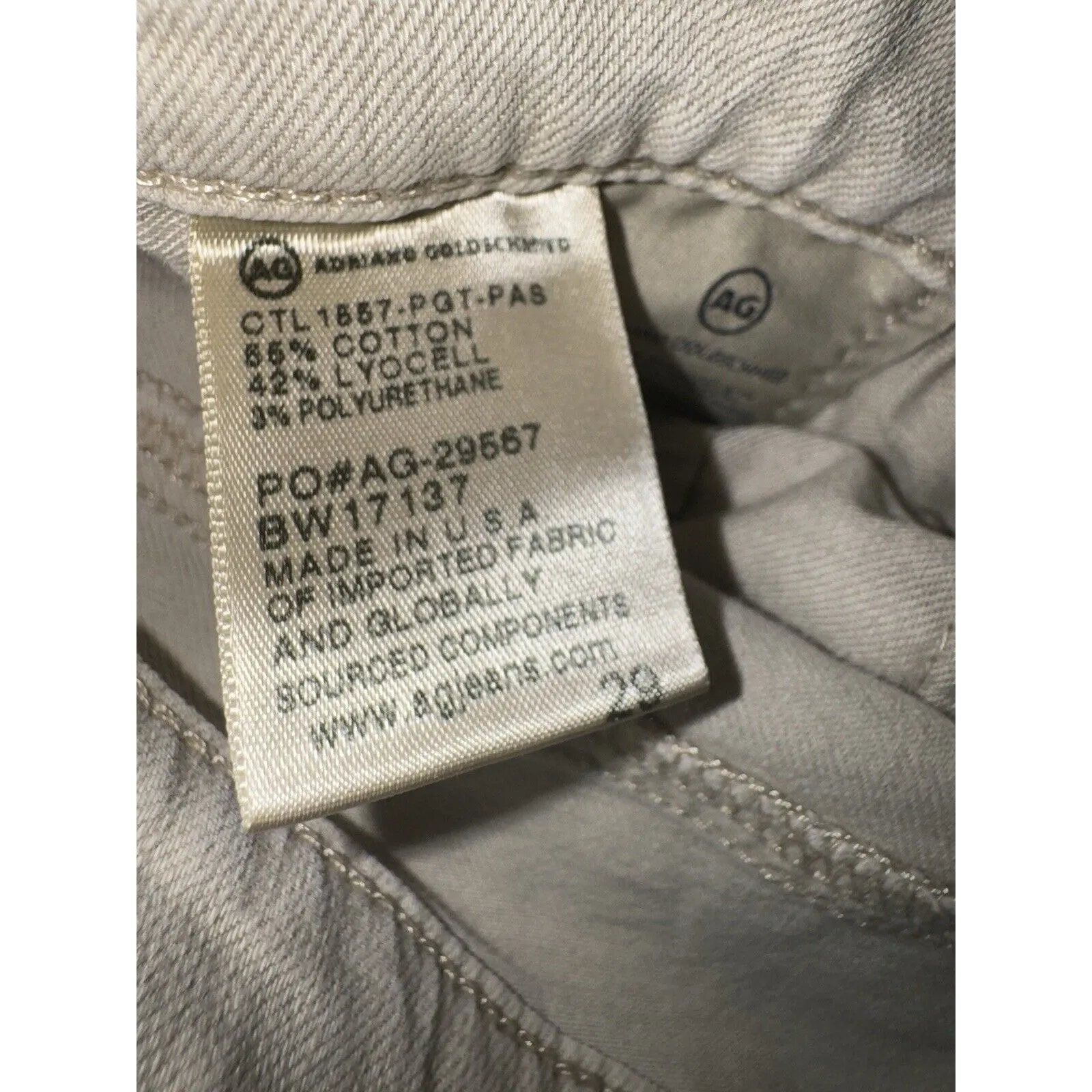 Adriano Goldschmied Jeans Women 29 The‎ Prima Crop Mid Rise Cigarette - Image 8