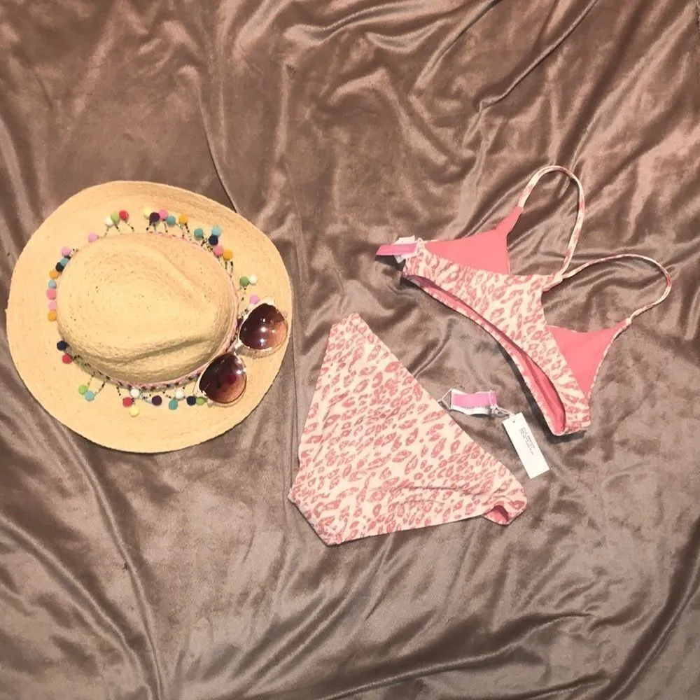 Beach Babe Congolese Cancerian bikini Pink Size 2 - Image 4