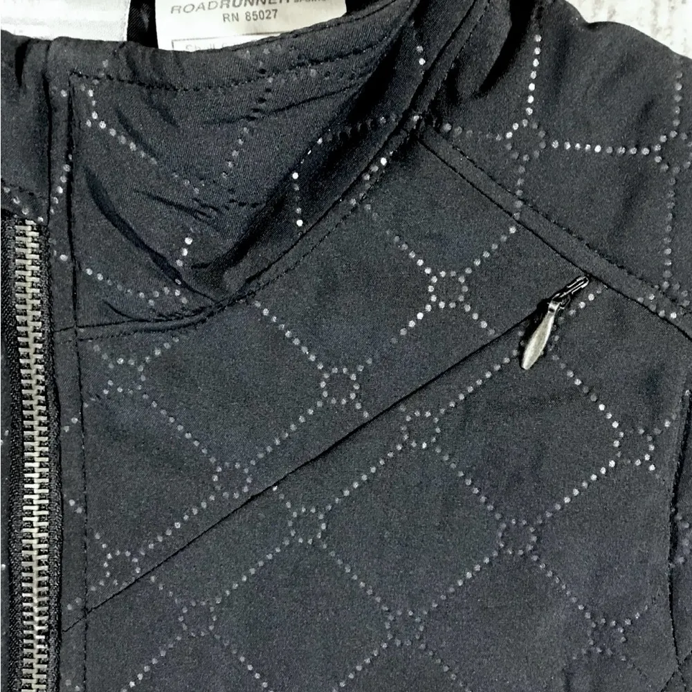 Roadrunner Womens Quilted Vest Black Size Small - Image 5