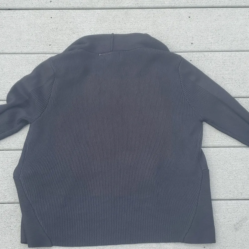 NWT Premise Black Cowl Neck Open Cardigan Sweater Jacket - Image 10