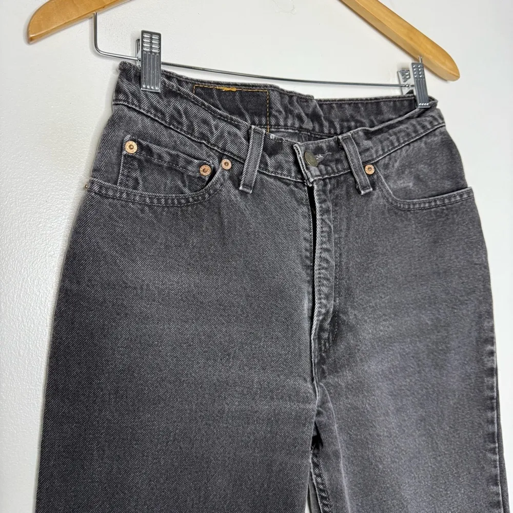 Levi’s Black 512 Slim Fit Taper Leg Vintage Jeans 1990’s Size 9 Junior - Image 6