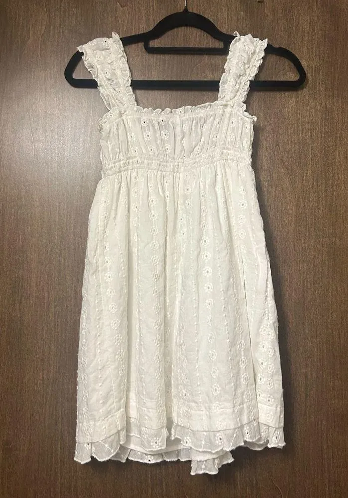 Sky To Moon White Mini Dress - Image 2