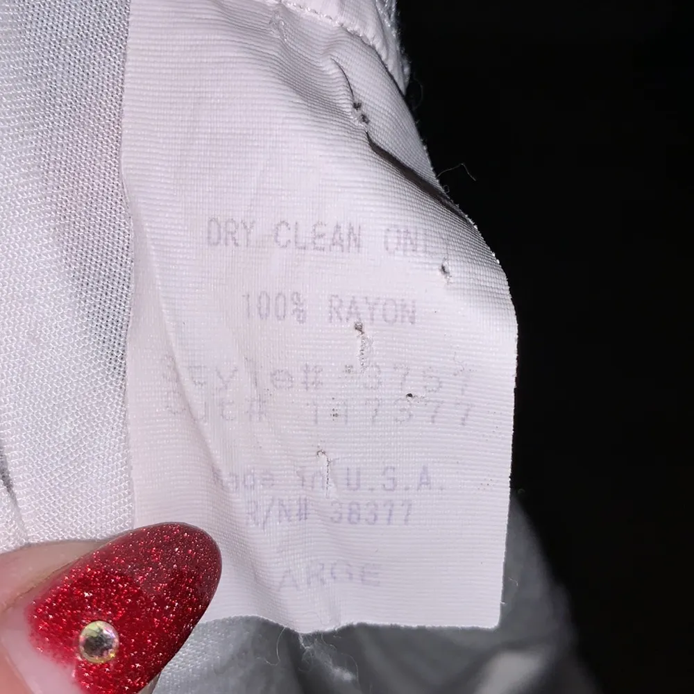 White stretchy casual summer sheer office midi skirt Size L - Image 5