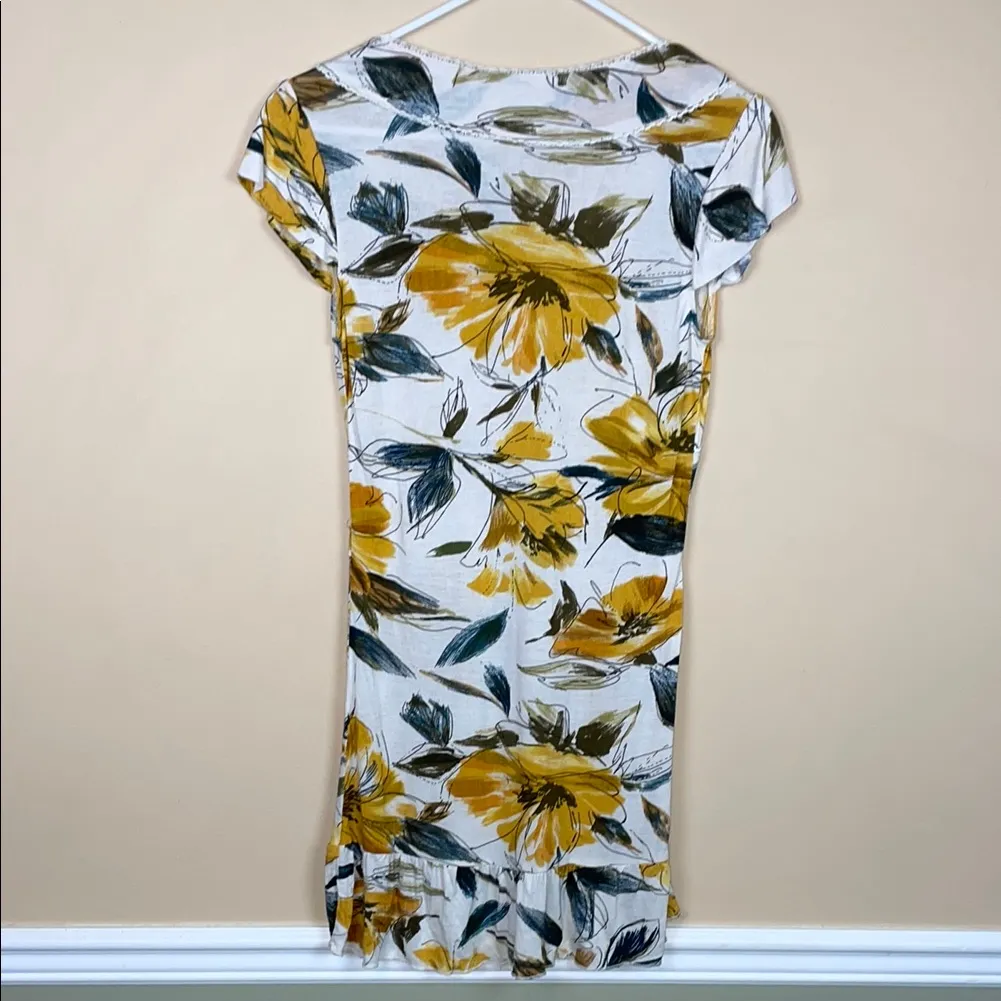 NWT Chaudry Women’s Boho Floral Print Sequins V - Image 6