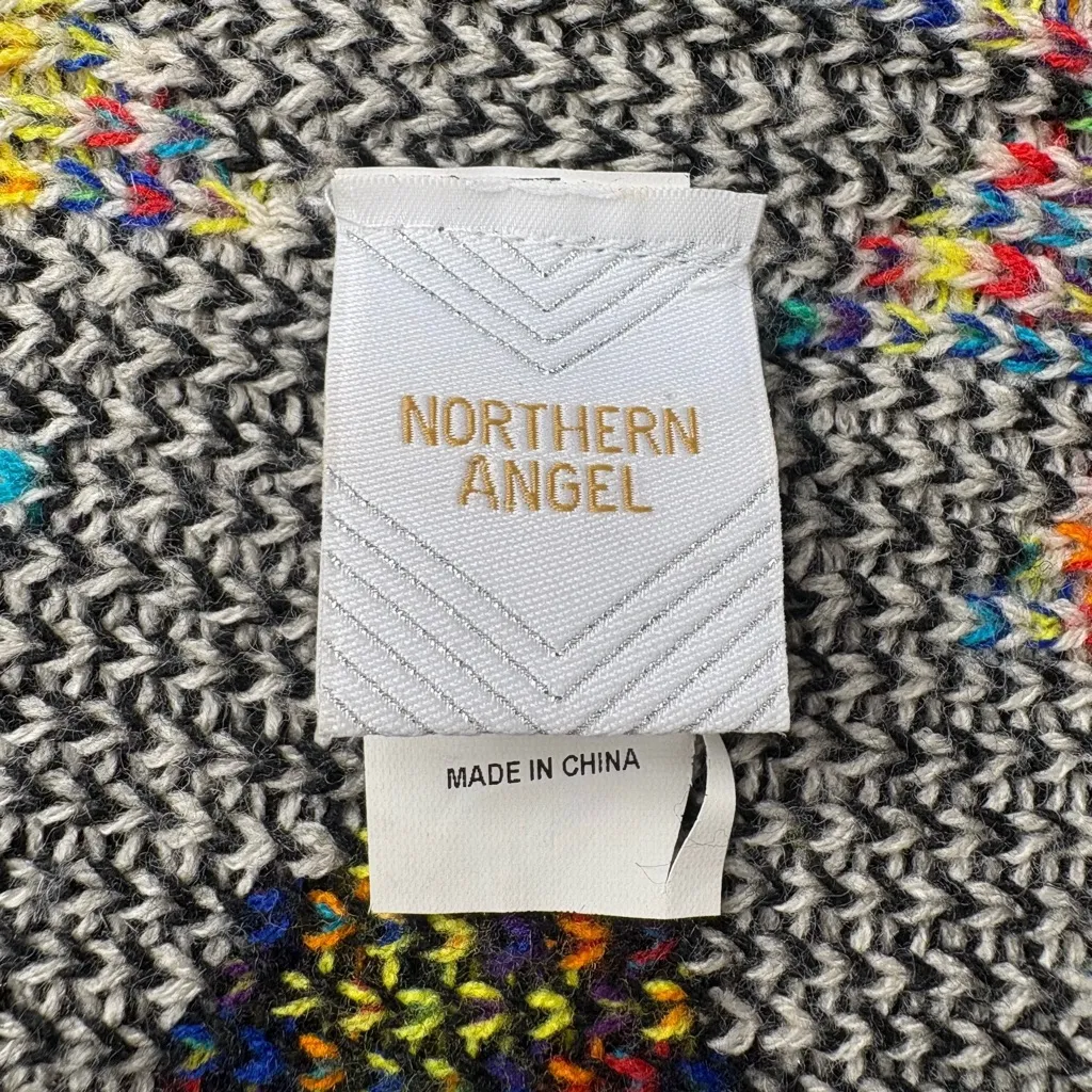 Anthropologie Northern Angel Open Cardigan Sweater Womens Size M Southwestern Black Size M - Image 7