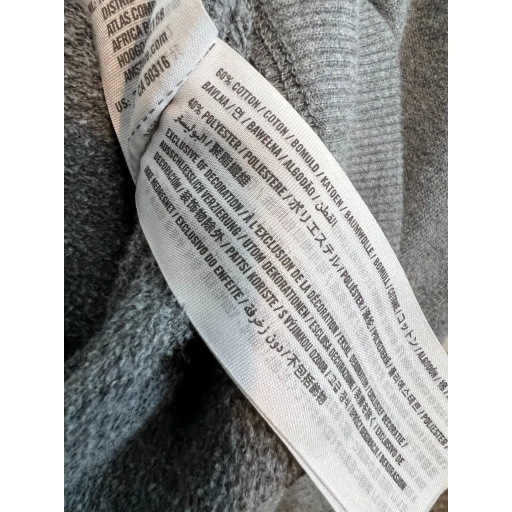 Hollister Sweatshirt Pullover Medium‎ Gray Beaded Long sleeves Preppy 90s Y2K - Image 6