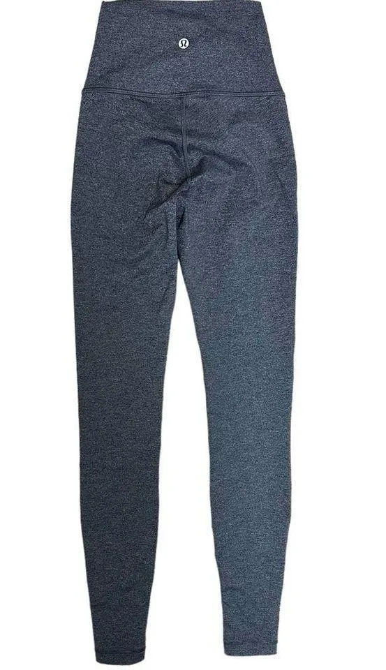 Lululemon Wunder Under Pant Hi-Rise Special Edition Tech Mesh Heathered Black 2 - Image 6