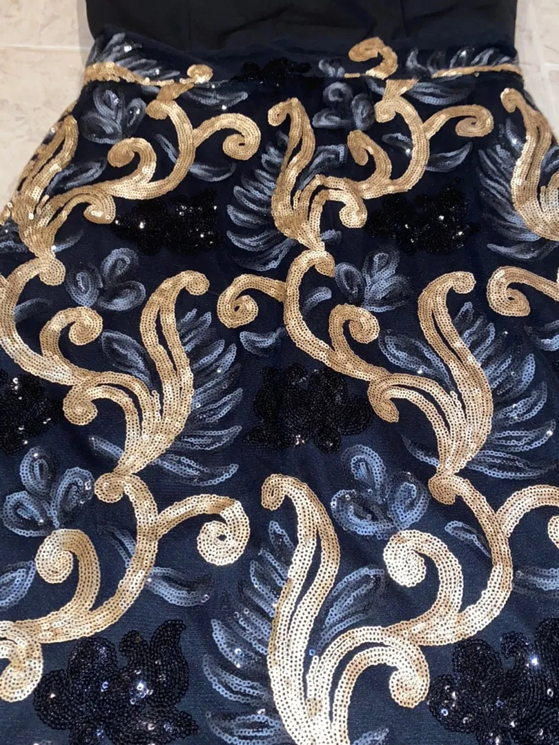 Tube Top Bottom Sequin Evening Dress - Image 3