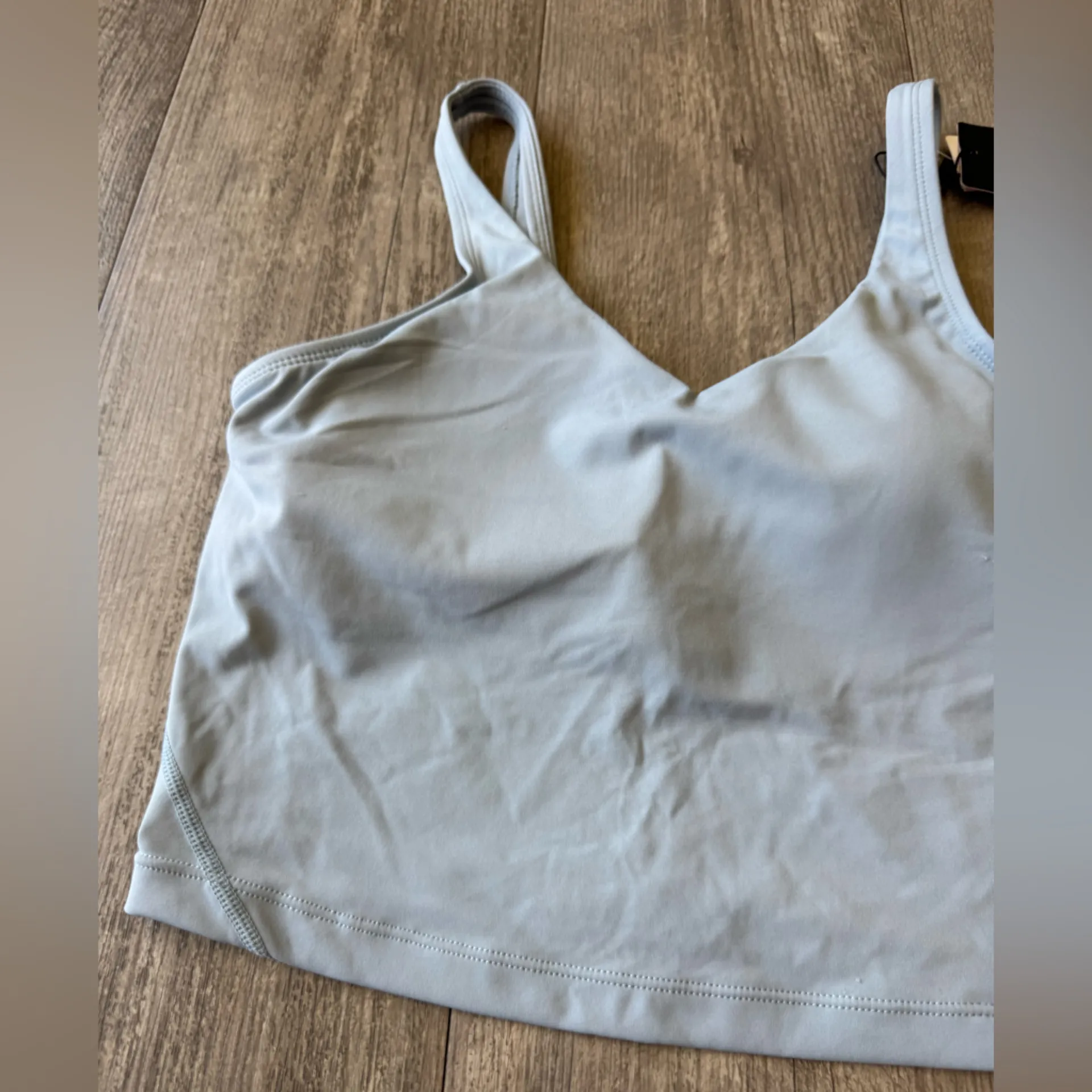 Women's Light Blue Sports Bra - Image 5