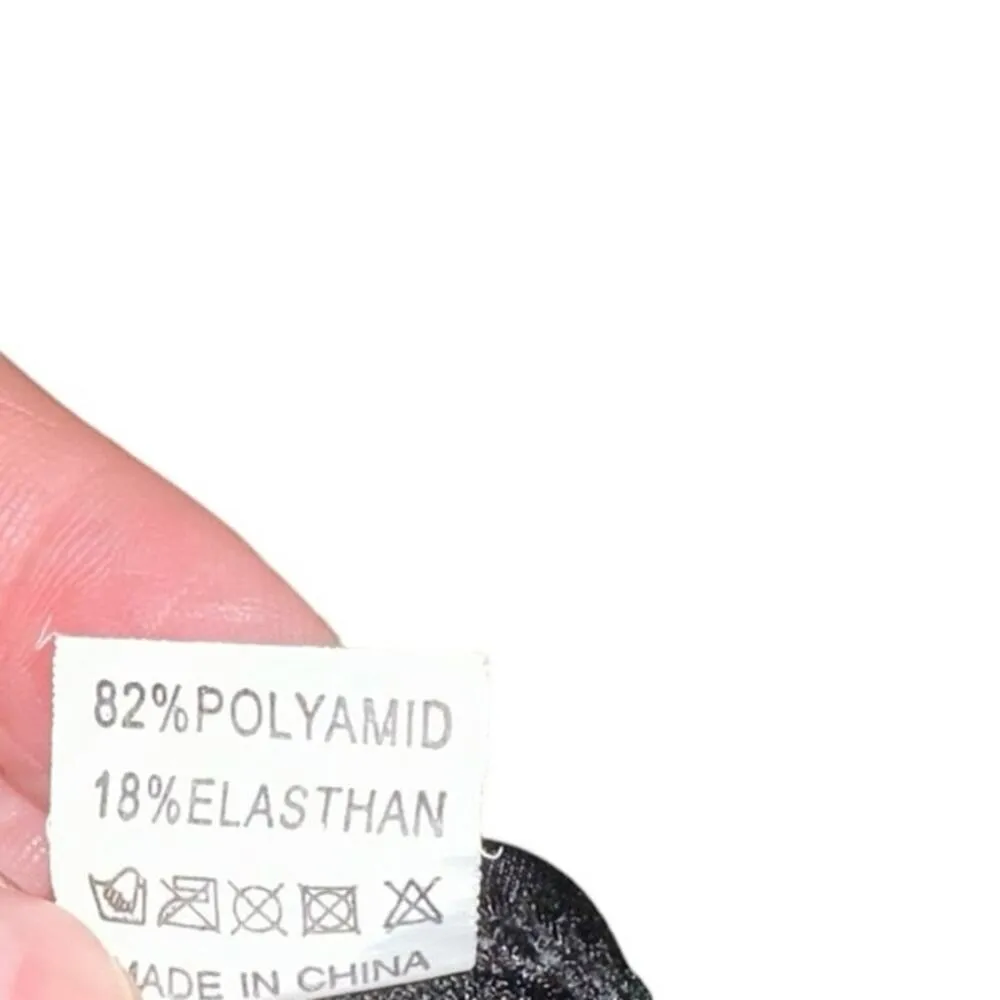 Zingiber Black Bikini Top Size M - Image 5