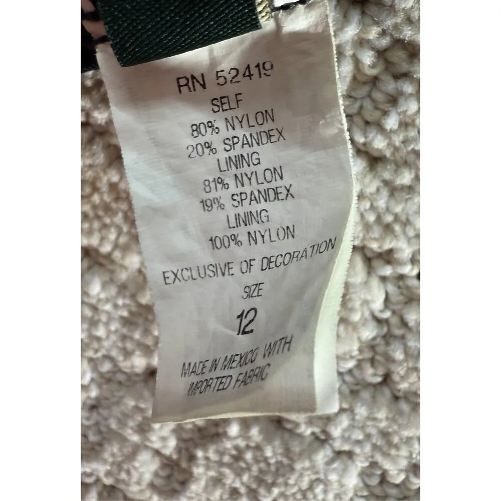 Lauren Ralph Lauren one piece swimsuit Black With tummy control Size 12 - Image 3