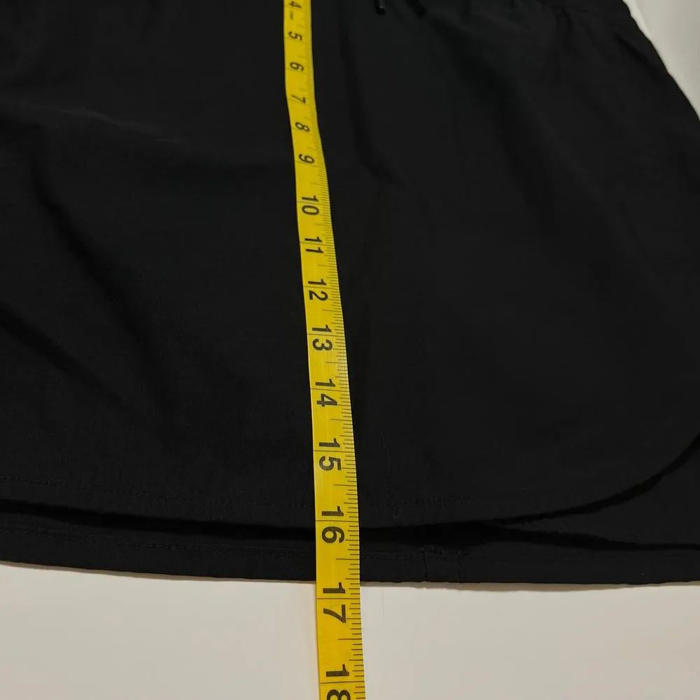 Eddie Bauer Tulip‎ Hem Skort Golf Skirt Black Size Large UPF 50 Sun Bike Short - Image 7