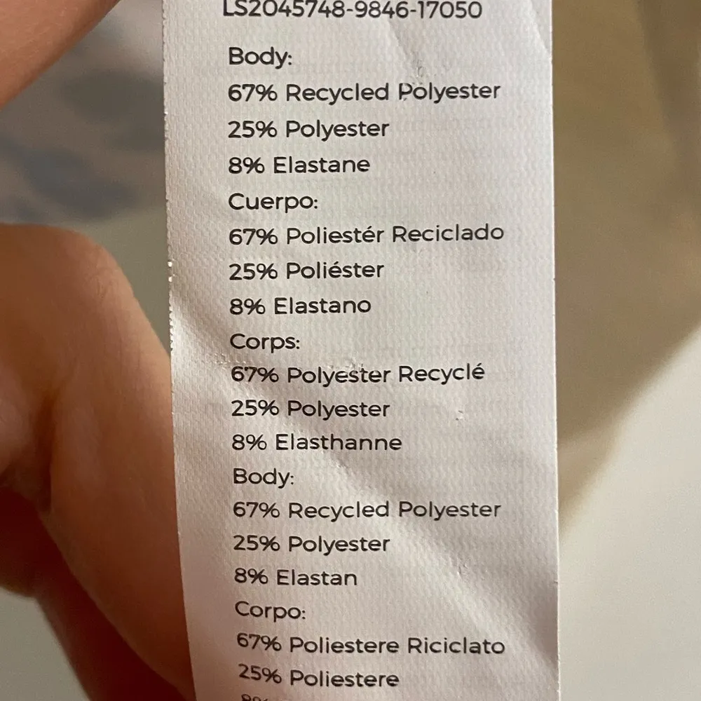 Fabletics twist front cropped top eco conscious fitted Large NWT $49.95 - Image 10