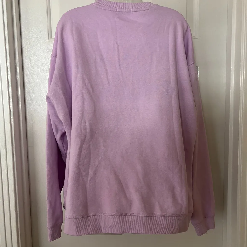Lavendar NASH Crewneck Sweatshirt Purple Size XL - Image 3