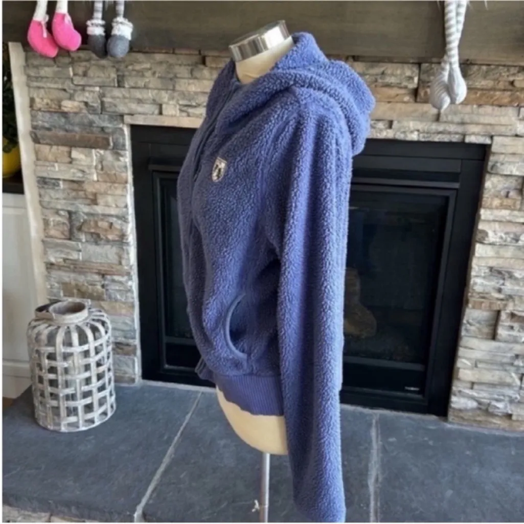 American Eagle Outfitters Purple Teddy Jacket Soft Fuzzy - Image 5