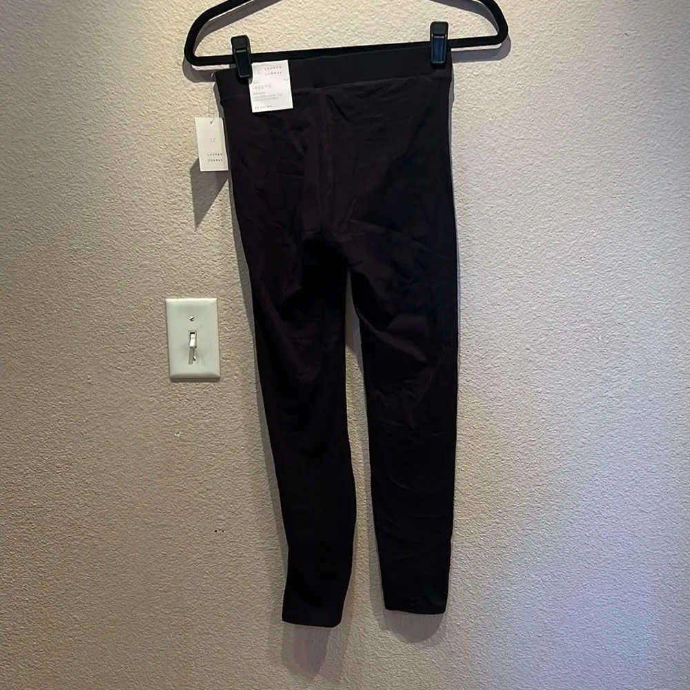 New Lauren Conrad LC Mid Rise Black Leggings Size XS Short NWT - Image 6