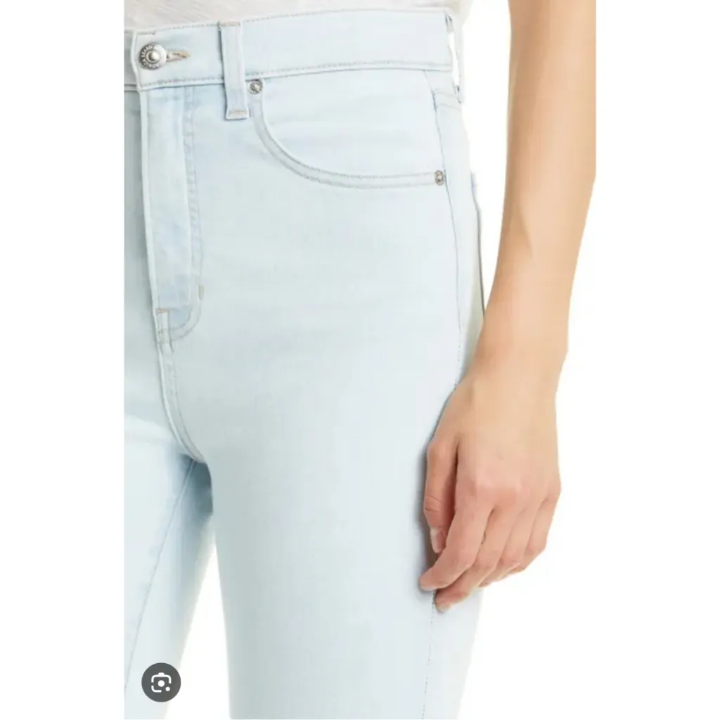 Veronica Beard Carly Kick Jeans With Patch Pockets - Image 3